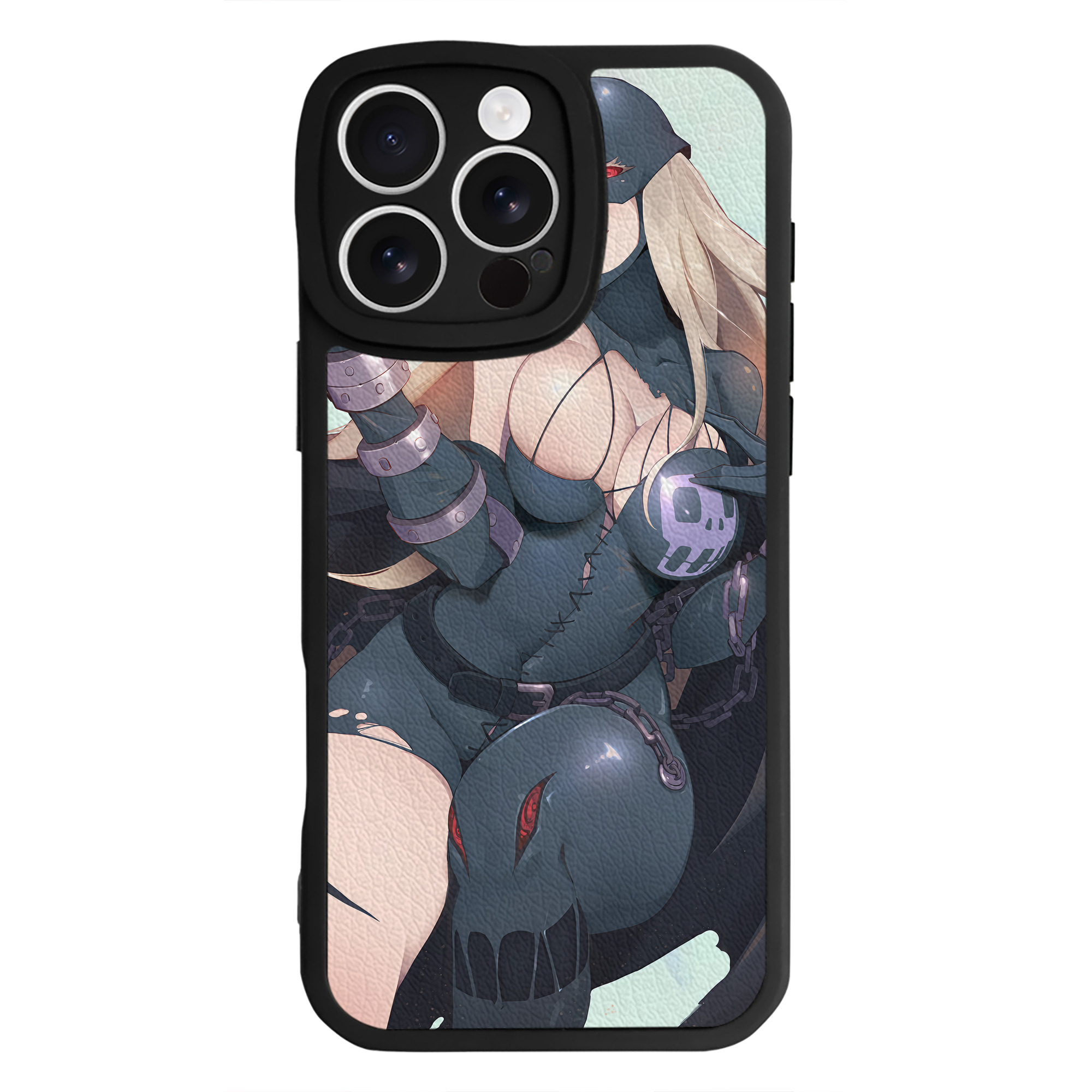 （画像用） Digimon デジタルモンスター/デジモン 【iPhone 16シリーズ対応】シリコンスマホケース（レザー調） 材質：シリコン